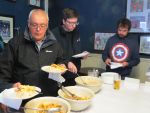 Tony Yates spots more chips<br>Liam Sutcliffe finds a plate and Martin Connor still looks pensive